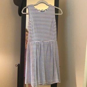 Dress with pockets! Blue and white stripes